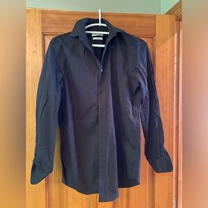Men’s Calvin Klein button down shirt. Steel +